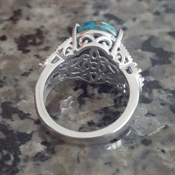 Mojave blue turquoise ring - Picture 3 of 5